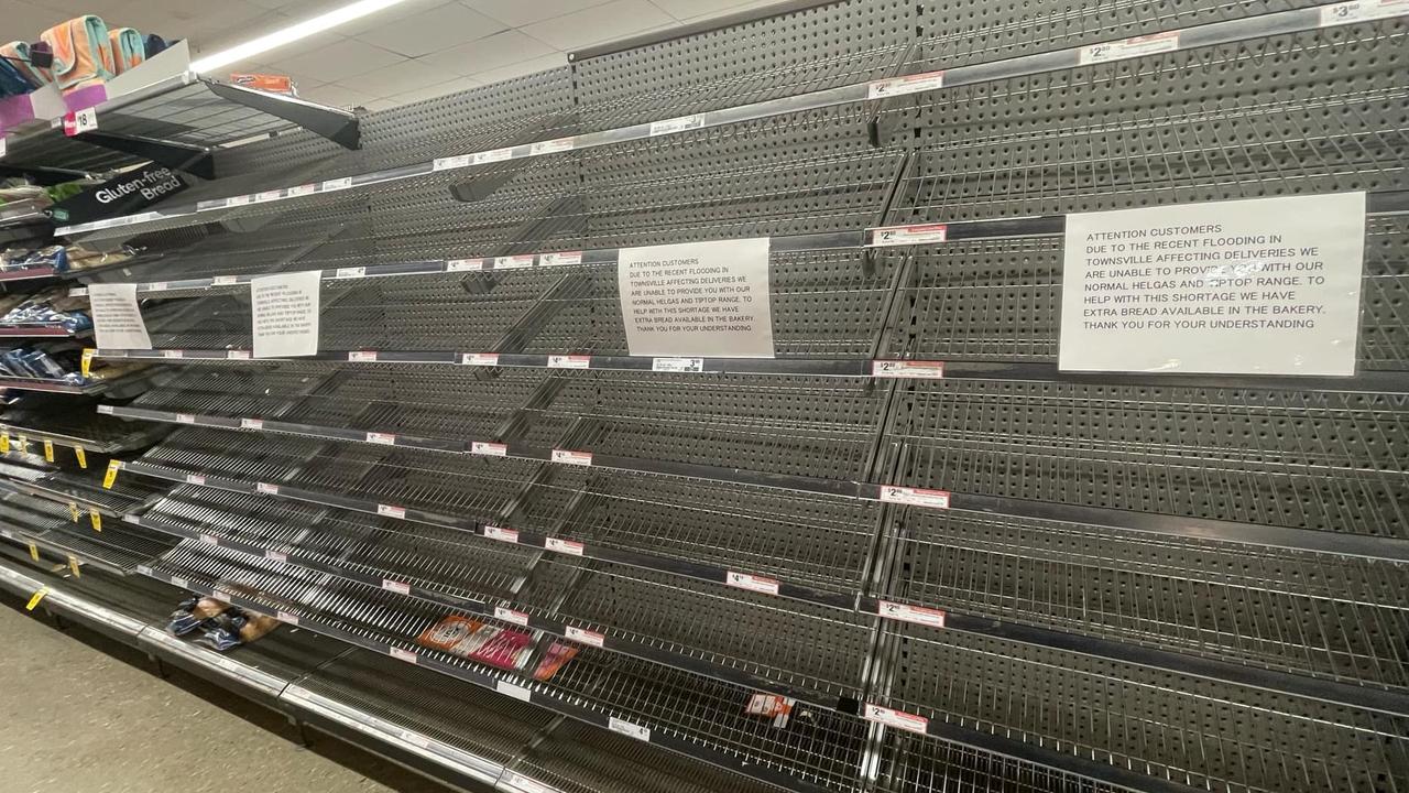 Woolworths stores across Cairns have been left bare from the transport delays. Photo: Dylan Nicholson