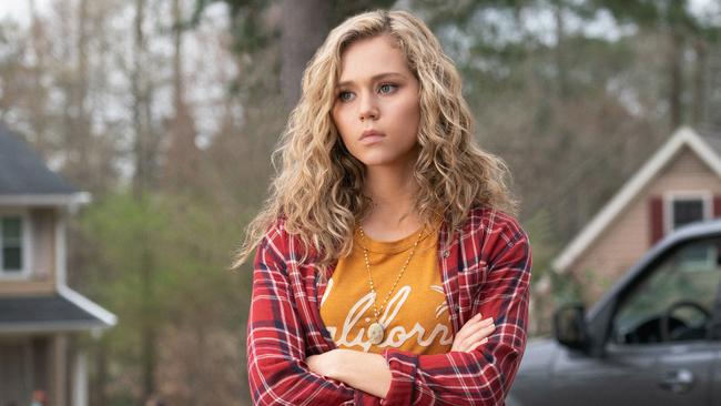 Brec Bassinger as Courtney Whitemore – aka Stargirl – in the DC Comic show of the same name.