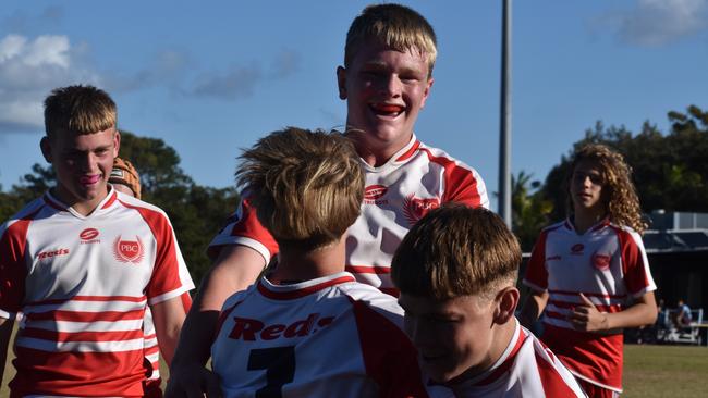 Renouf Shield action: Keebra Park v Palm Beach Currumbin.