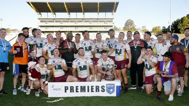 2023 first grade premiers: Thirlmere celebrate their premiership. Picture: John Appleyard