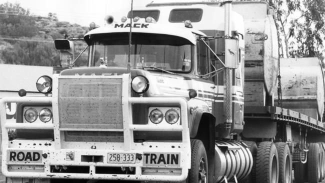 Douglas Crabbe's truck 1983. Picture: File