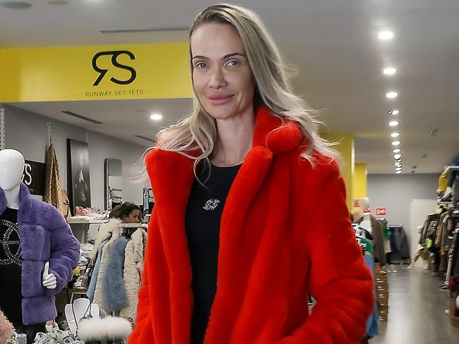 Skye Jackson who works in the Collins Street fashion store Runway Secrets, says constant protests are affecting business. Picture: Ian Currie