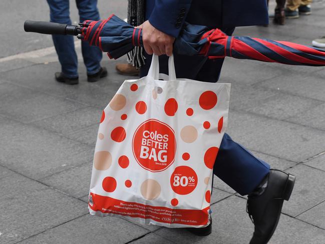 Thicker reusable plastic bags are also now banned in the ACT. Picture: Peter Rae/AAP