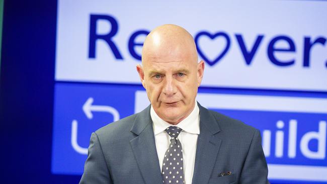 Premier Peter Gutwein at the Government Corona Update, Monday 3rd August, 2020. Picture: RICHARD JUPE
