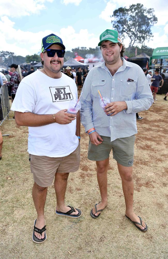 John Franklin and Joey Smith at Meatstock, Toowoomba Showgrounds. Picture: Patrick Woods.