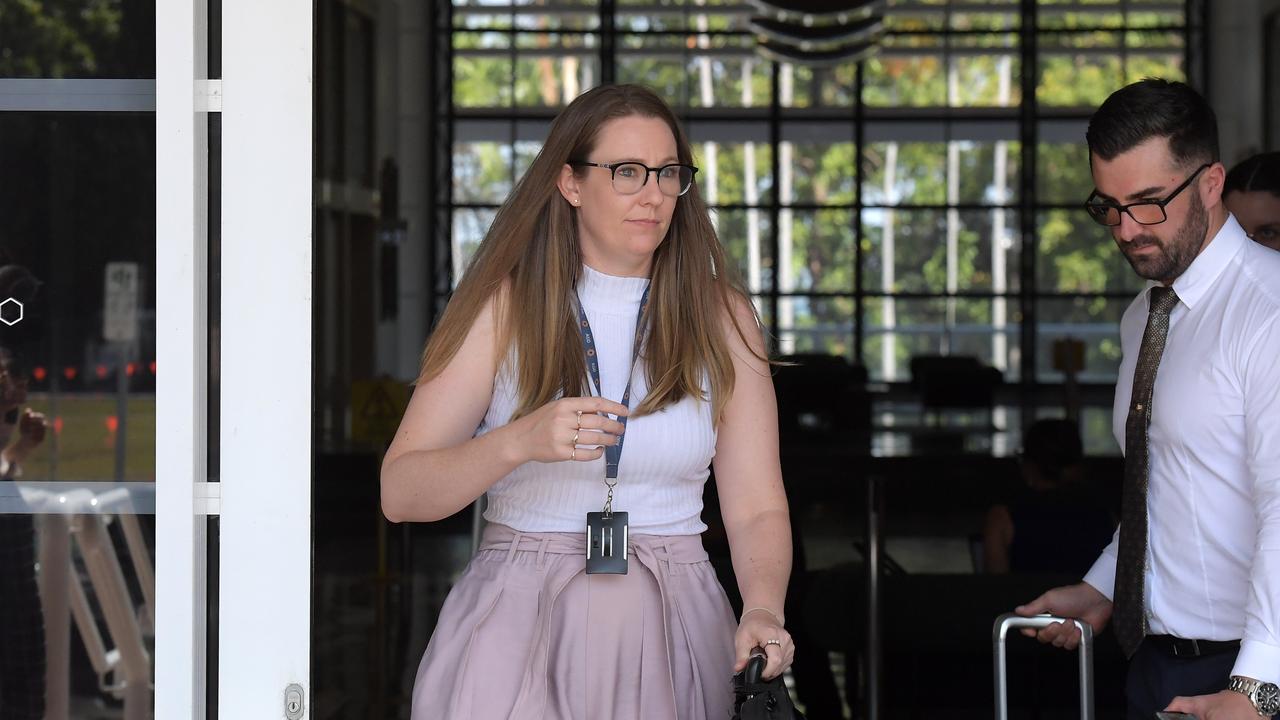 Crown Prosecutor Tamara Grealy leaves court after Kent Rowe is found guilty of sexual assault of a family member. Picture: (A)manda Parkinson