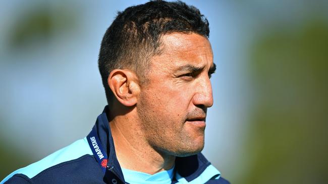 NSW Waratahs coach Daryl Gibson during a training session in Sydney, Monday, June 10, 2019. (AAP Image/Joel Carrett) NO ARCHIVING, EDITORIAL USE ONLY