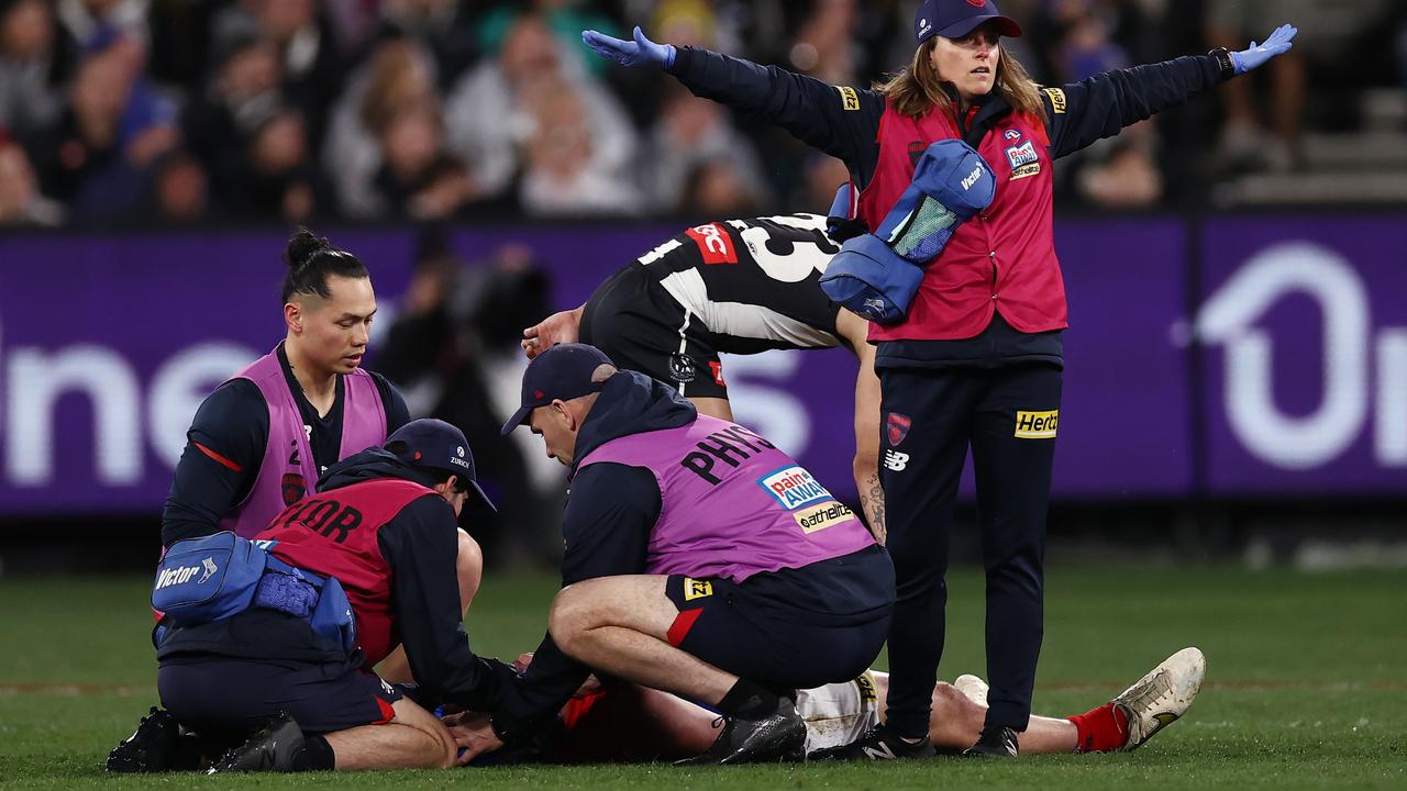 The Demons confirmed Brayshaw has been ‘medically retired’. Photo by Michael Klein