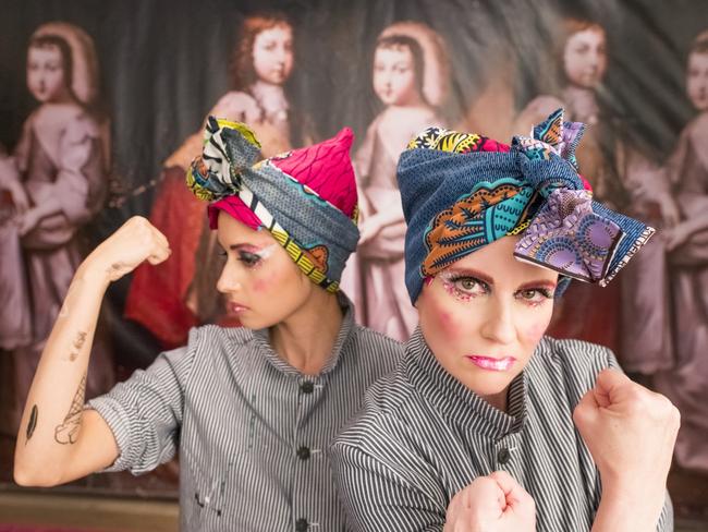 Nancy and Beth are Will and Grace star Megan Mullally and her actor buddy Stephanie Hunt. They tour Australia in 2019. Picture: Supplied