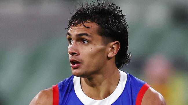 MELBOURNE . 08/04/2023.  AFL . Round 4. Richmond vs Western Bulldogs at the MCG.  Bulldog Jamarra Ugle-Hagan   . Pic: Michael Klein