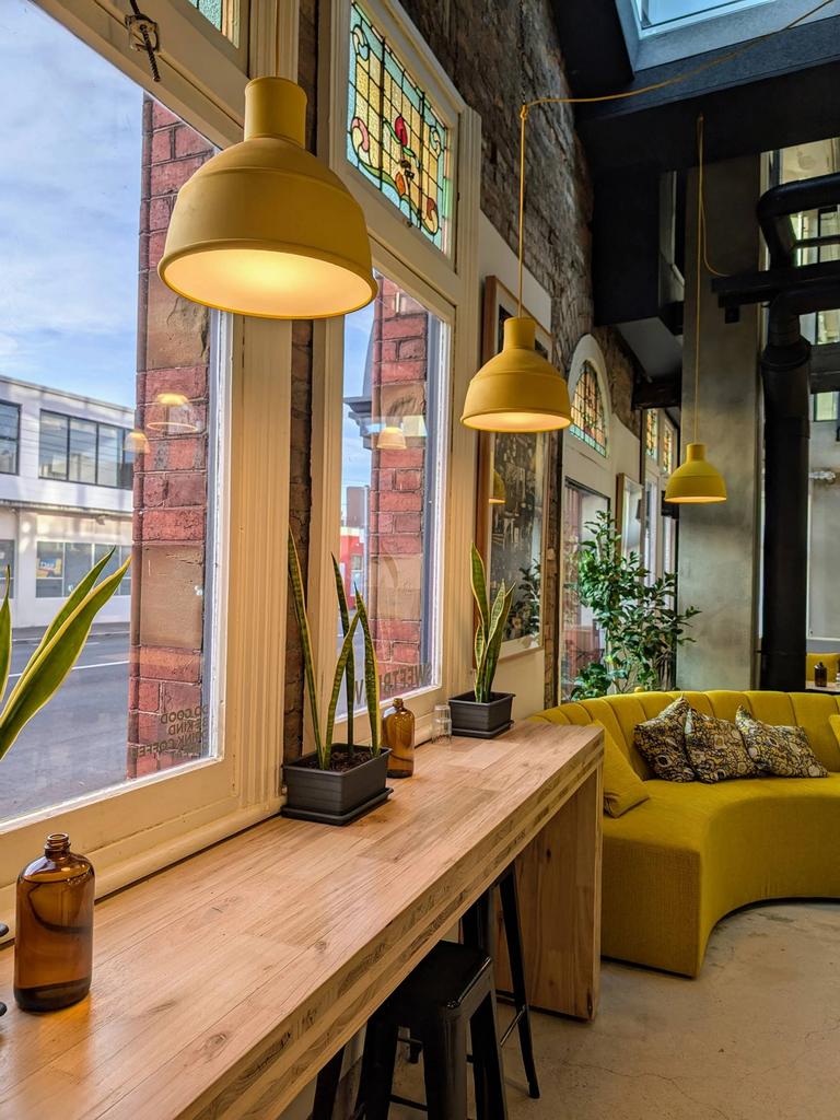 The welcoming interior of Sweetbrew’s Cimitiere St cafe, in Launceston. Picture: Supplied