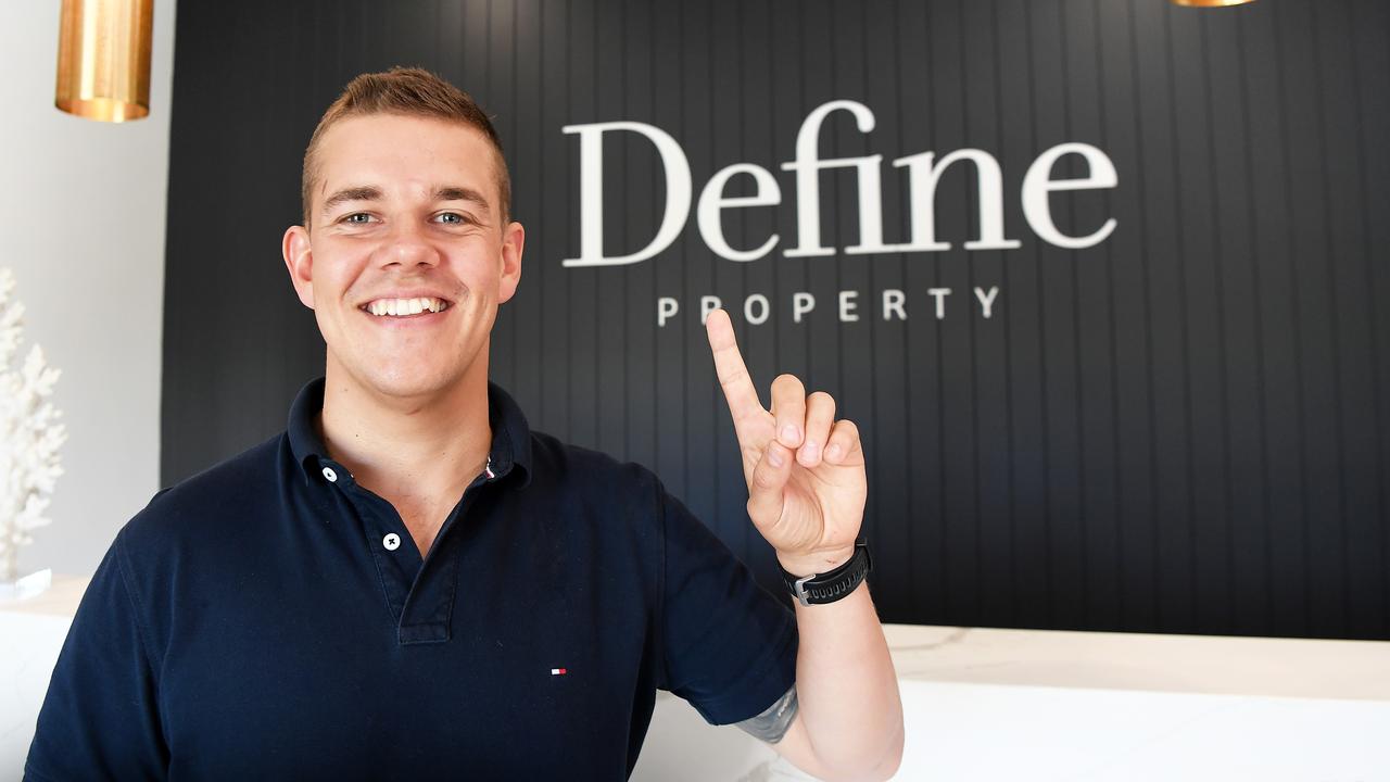 Define Property’s Jordan Barden. Picture: Patrick Woods