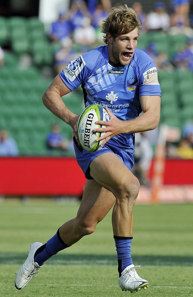 Rugby. Western Force v Melbourne Rebels at NIB Stadium in Perth. pictured — Force Kyle Godwin