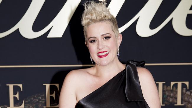 CANBERRA, AUSTRALIA - MARCH 27: Australian music artist, Katie Noonan attends the Cartier: The Exhibition Black Tie Dinner at the National Gallery of Australia on March 27, 2018 in Canberra, Australia.  (Photo by Cole Bennetts/Getty Images for National Gallery of Australia)