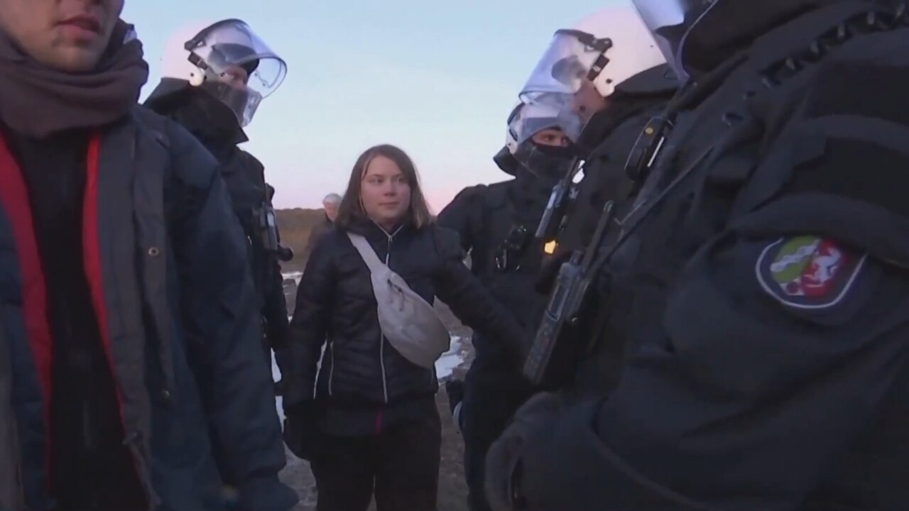 Activist Greta Thunberg detained in Germany