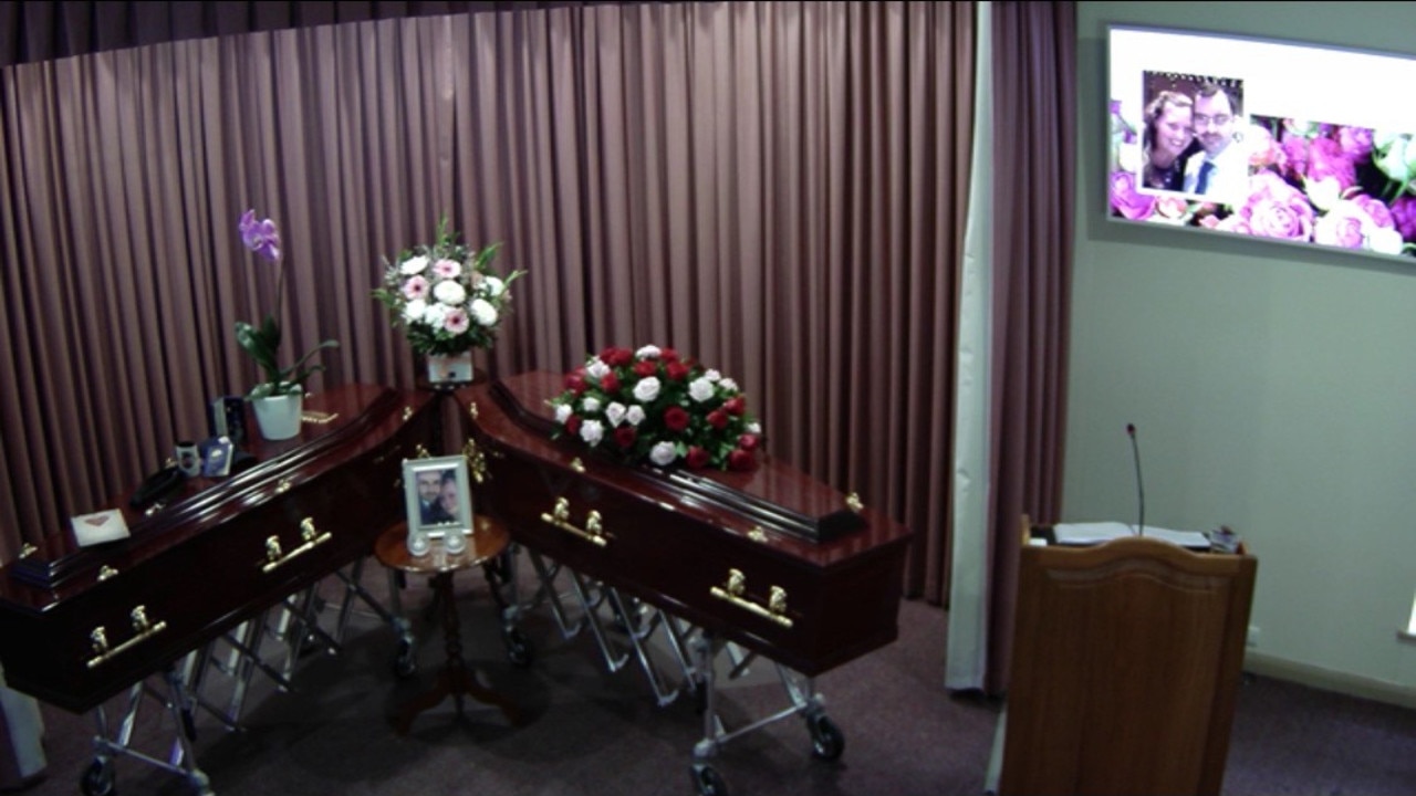 A double funeral has been held for much loved Hervey Bay couple Nicole and James Bell.