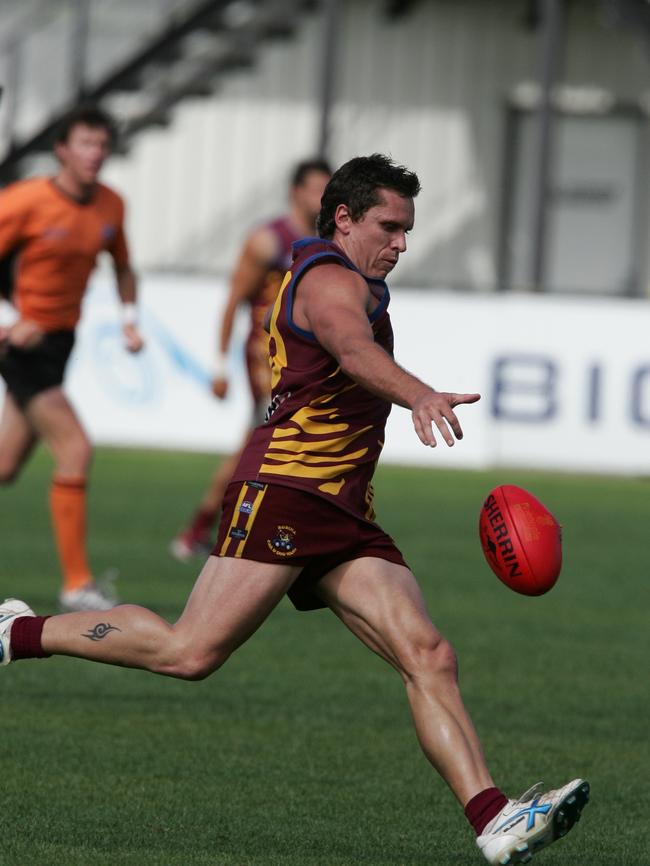 Darryl Dyson during the 2007 Pineapple Cup grand Final. Pic Kate Czerny