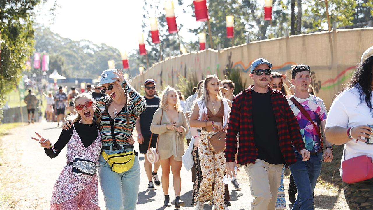 Festival goers attend Splendour In The Grass 2019 on July 19, 2019 in Byron Bay. (Picture: Mark Metcalfe/Getty Images)