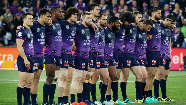 Melbourne Storm would normally be up to face Warrington but have turned down the offer. Picture: Colleen Petch