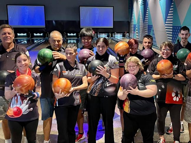 The Territory's tenpin bowlers with a disability are headed to Brisbane for the nationals. Picture: Jenny Tiernan