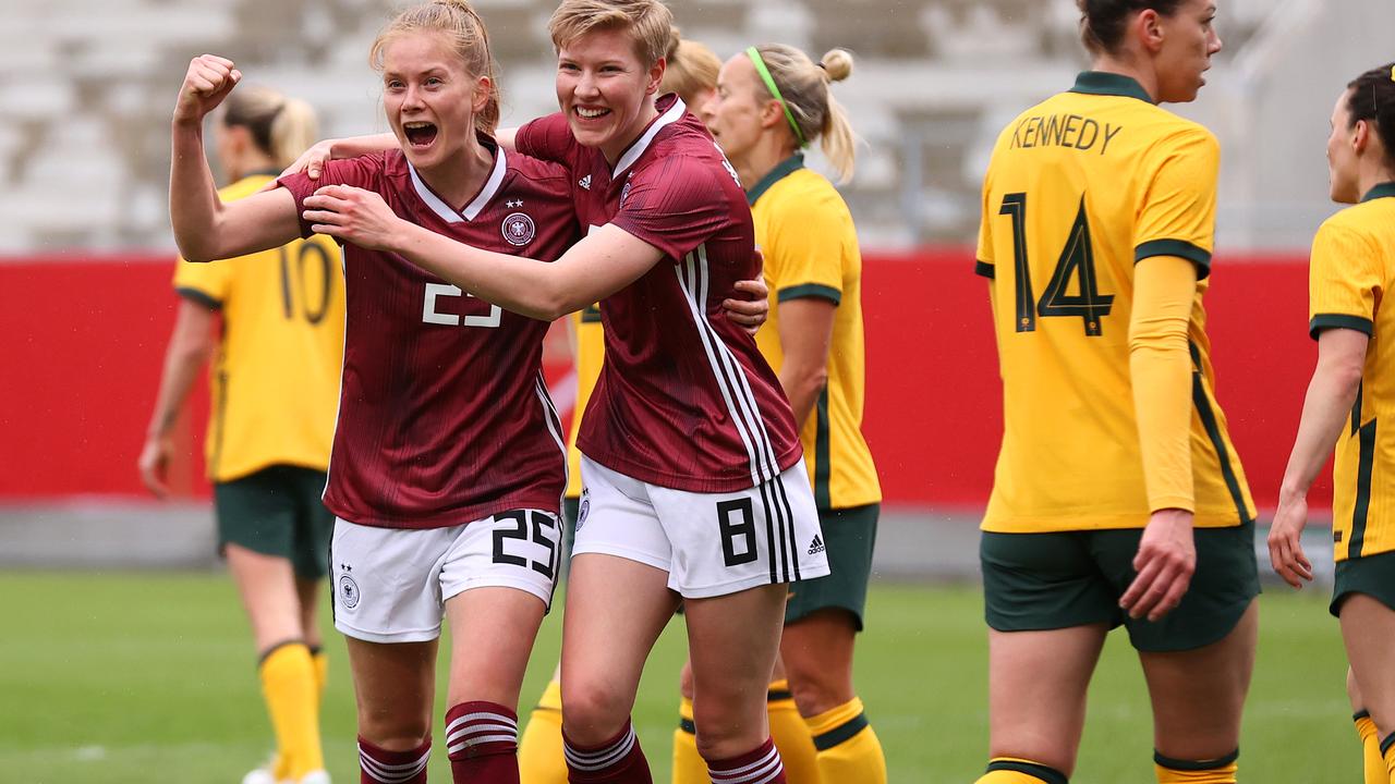 Internationaal voetbal 2021: Matildas uit Duitsland versloeg de nummer twee van de wereld en scoorde vijf doelpunten, hoogtepunten