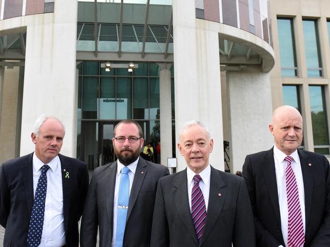 Malcolm Turnbull says a recalcitrant Senate crossbench — which includes John Madigan, Ricky Muir, Bob Day and David Leyonhjelm — has forced his hand. Picture: AAP Image/Mick Tsikas