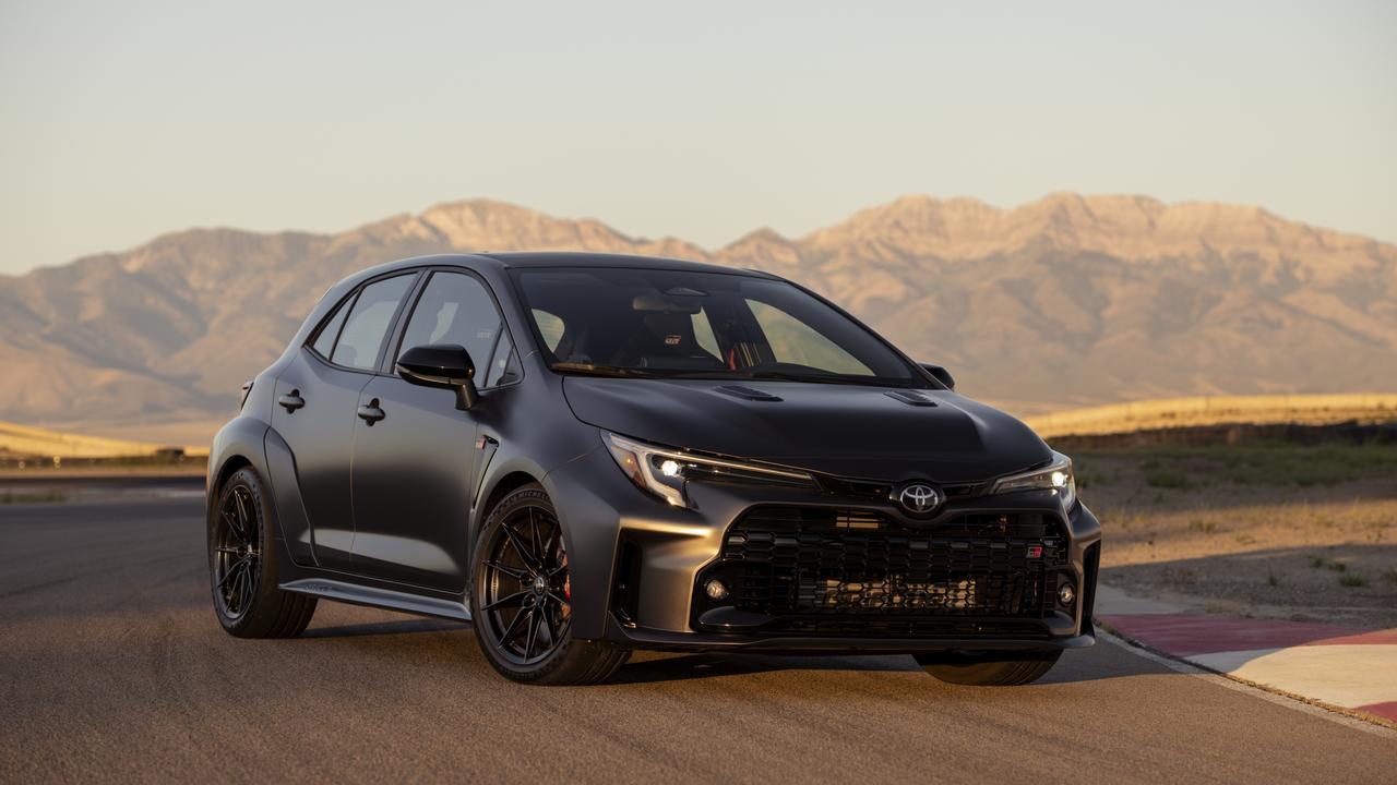 The Toyota GR Corolla is a mean-looking high-performance hatchback