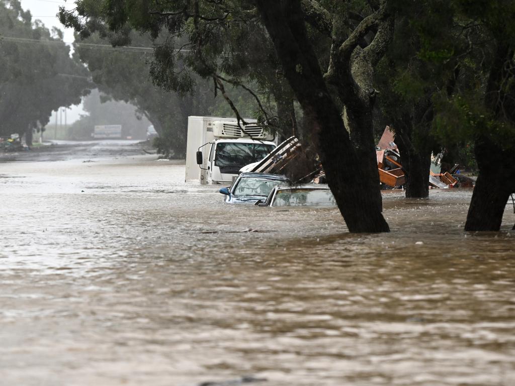 Flash flooding has hit overnight in northern NSW after more than 300mm of rain has fallen on parts of the region in the last 24 hours. Picture: Getty Images