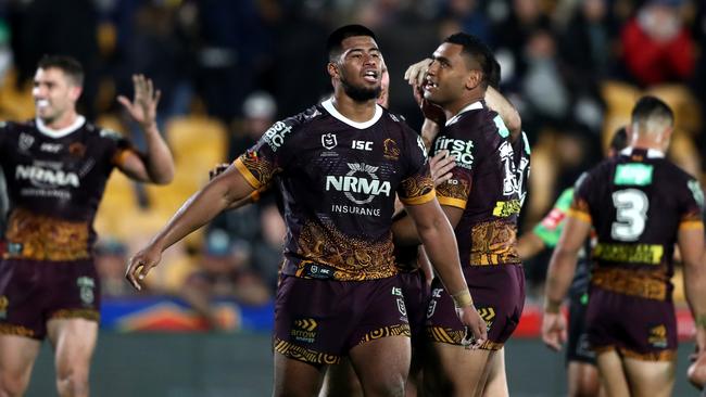 Payne Haas has stormed into the NSW team on the back of his barnstorming Broncos form. Picture: Getty Images