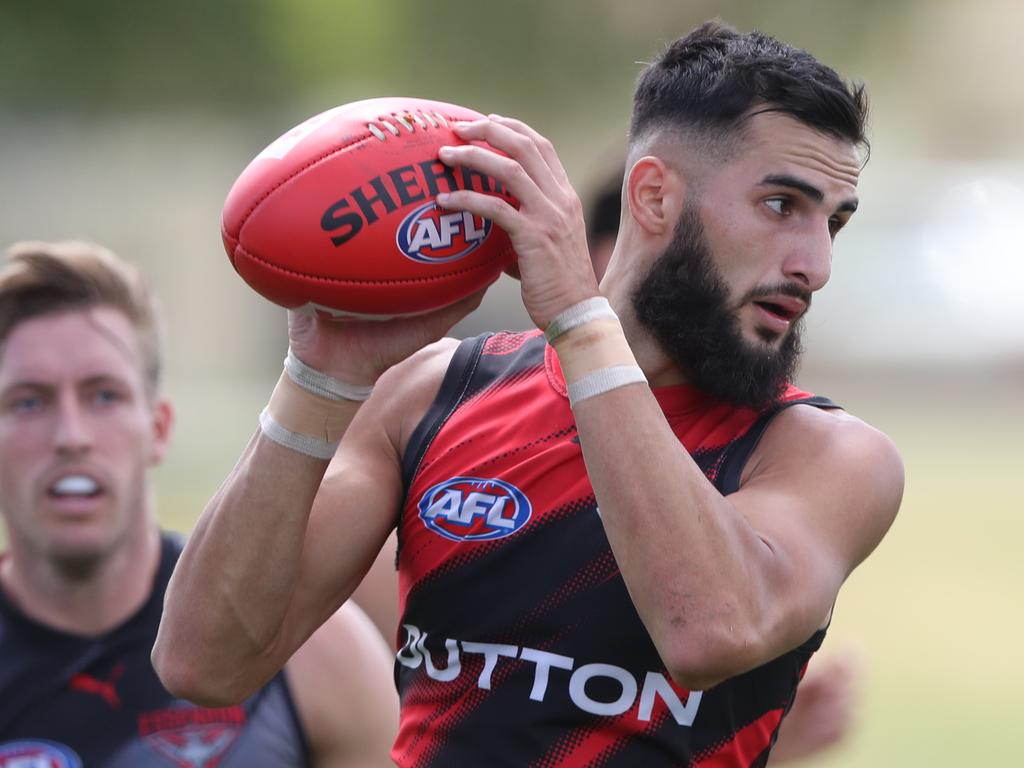 Saad El-Hawli found plenty of the ball. Picture: David Crosling