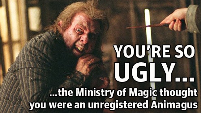 Peter Pettigrew into... quite a specimen.