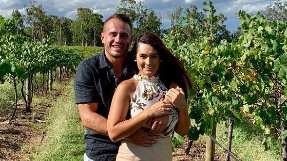 Josh Reynolds with former partner Arabella del Busso. Picture: Instagram