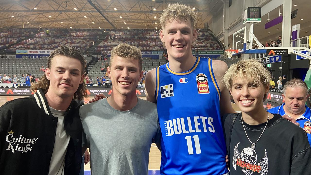 Rocco Zikarsky with his supportive siblings Lennox, Ruben and Jade.