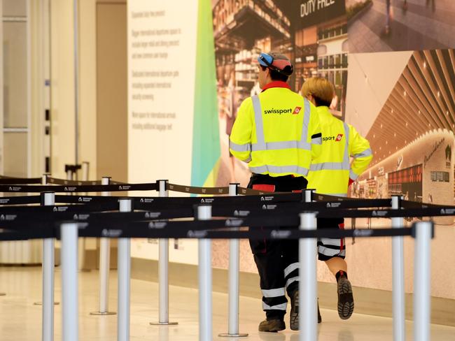 Airports are empty but some airlines are still flying in an attempt to get people home. Picture: Getty Images