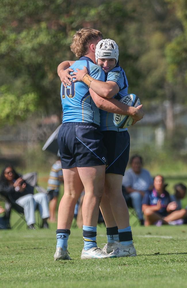 TAS First XV rugby action between St Columban's and Canterbury on Saturday, May 24, 2025. Picture Stephen Archer.
