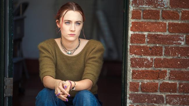 Saoirse Ronan in a scene from Lady Bird.