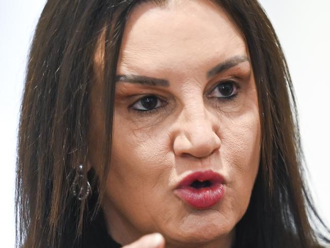 CANBERRA, Australia - NewsWire Photos - August 20, 2024: Senator Jacqui Lambie and Glenn Kolomeitz hold a door-stop at Parliament House in Canberra. Picture: NewsWire / Martin Ollman