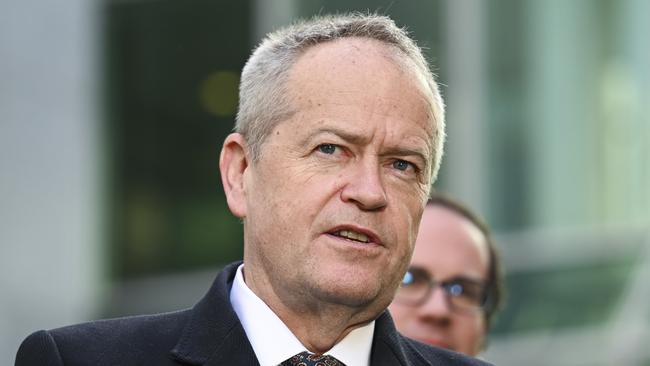 Bill Shorten said his dog had ‘never ratted him out, ever’. Picture: NewsWire / Martin Ollman