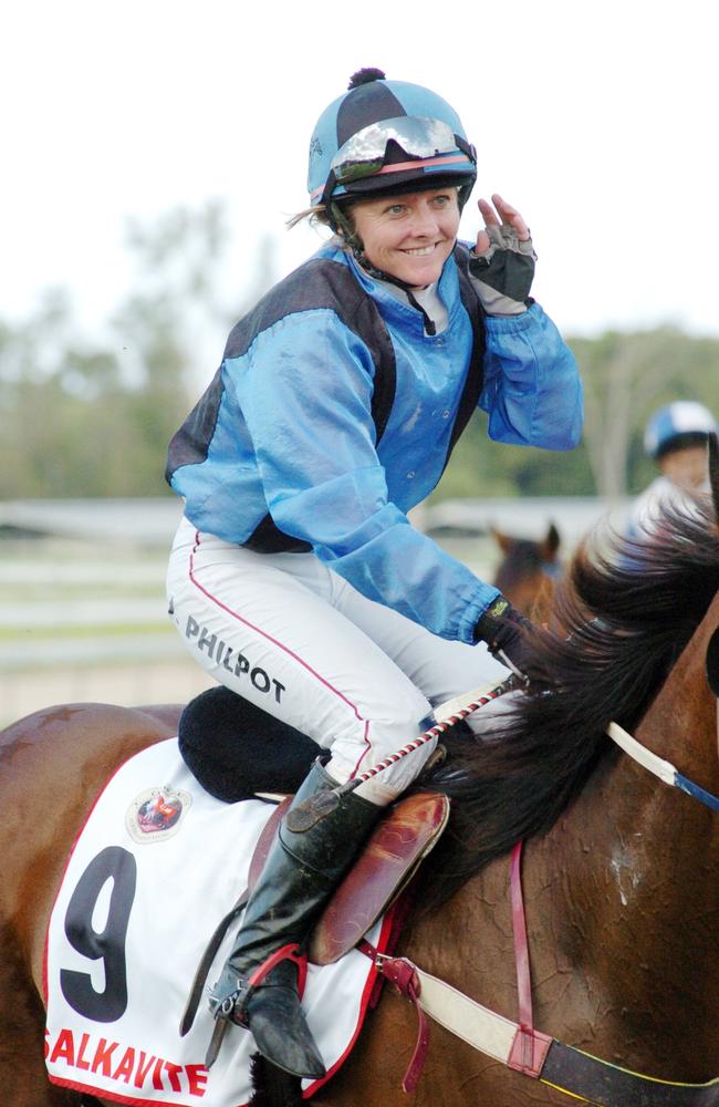 Donna Philpot died after she fell from a horse at a racetrack in Bendigo. Picture: Aaron Curran