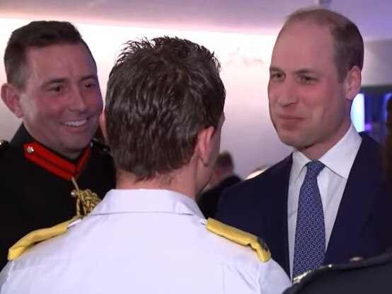 Prince William asked the paramedic whether the coronavirus was being “hyped up by the media”. Picture: YouTube