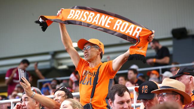 Close to 10,000 people attended the Brisbane Roar A-League game against Melbourne City at Dolphin Stadium on November 17, 2019. Photo by Jono Searle/Getty Images