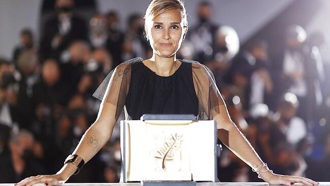 Julia Ducournau wins the Palme D'Or at Cannes.