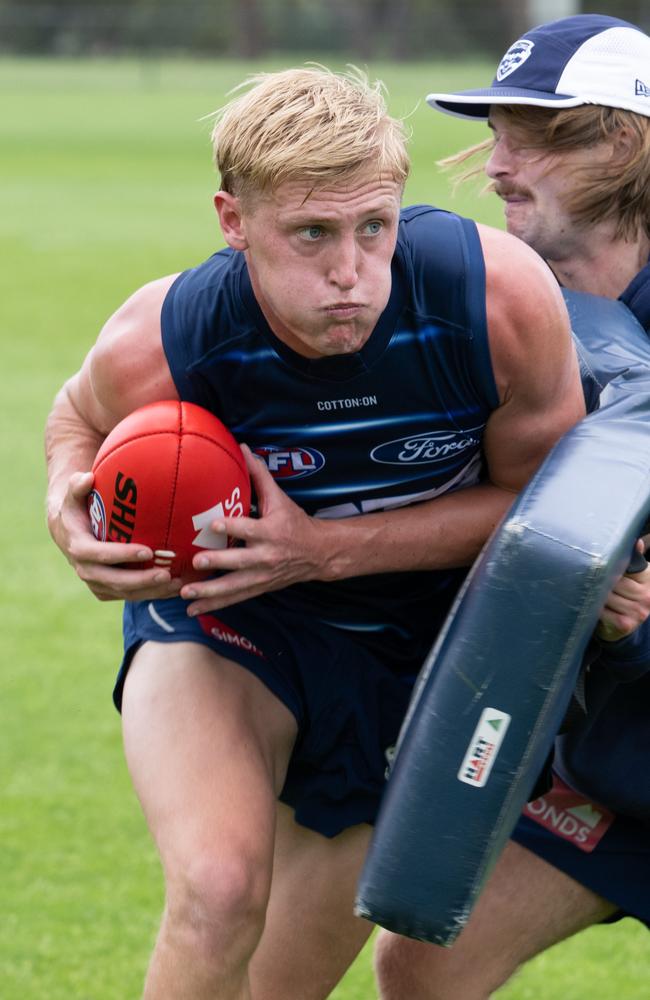 Can Mitch Knevitt break into the Cats’ side in 2025? Picture: Brad Fleet