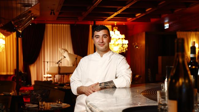 Executive Chef Pier Davide Maiuri at Cardea. Picture: Richard Dobson