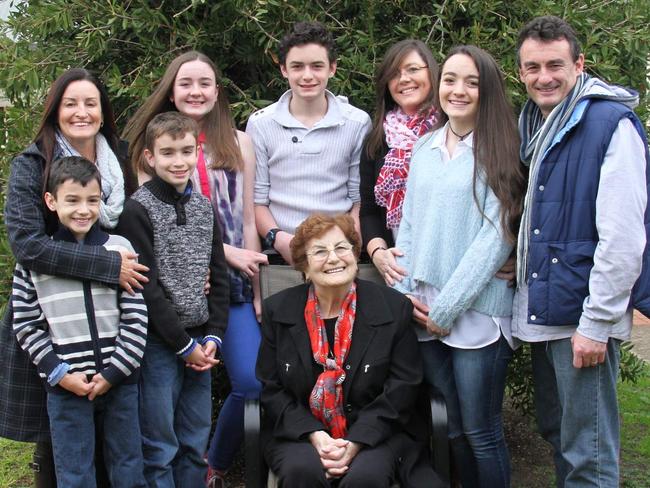 Rose Nearn with family. Picture: Supplied