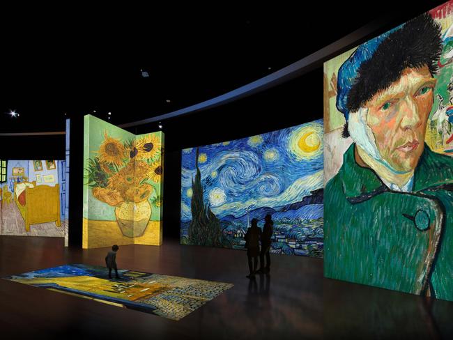 An installation view of the projections in Van Gogh Alive. Picture: Grande Experiences