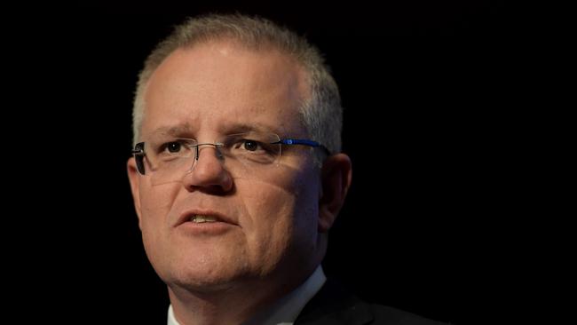 Scott Morrison in Canberra on Tuesday. Picture: Getty Images