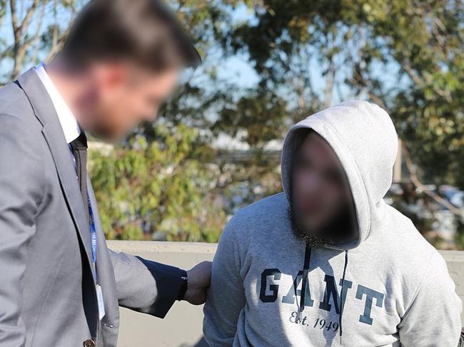 The man was allegedly arrested as a gun deal was taking place. Picture: NSW Police