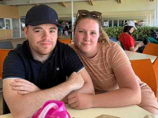 WINNERS: Becca Harley and husband Daniel Smith will fly to Thailand to celebrate their second honeymoon with their winnings from Gold Coast Airport's Mega Giveaway competition. Picture: Contributed