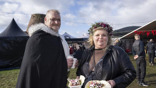 Dean Walker and Kater Walker. Willie Smiths Mid-Winter Festival. Picture: Caroline Tan